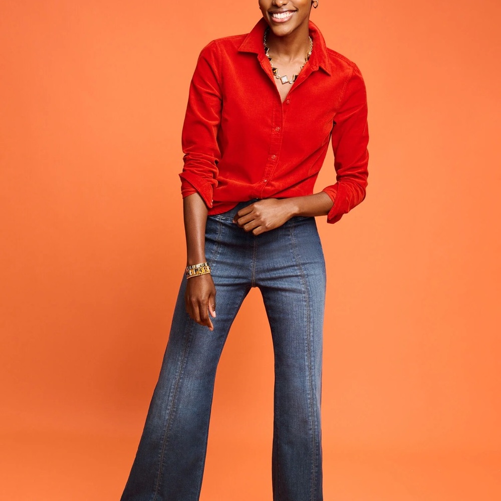 Stylish Talbot’s travelers Blue Wide-Leg Jeans